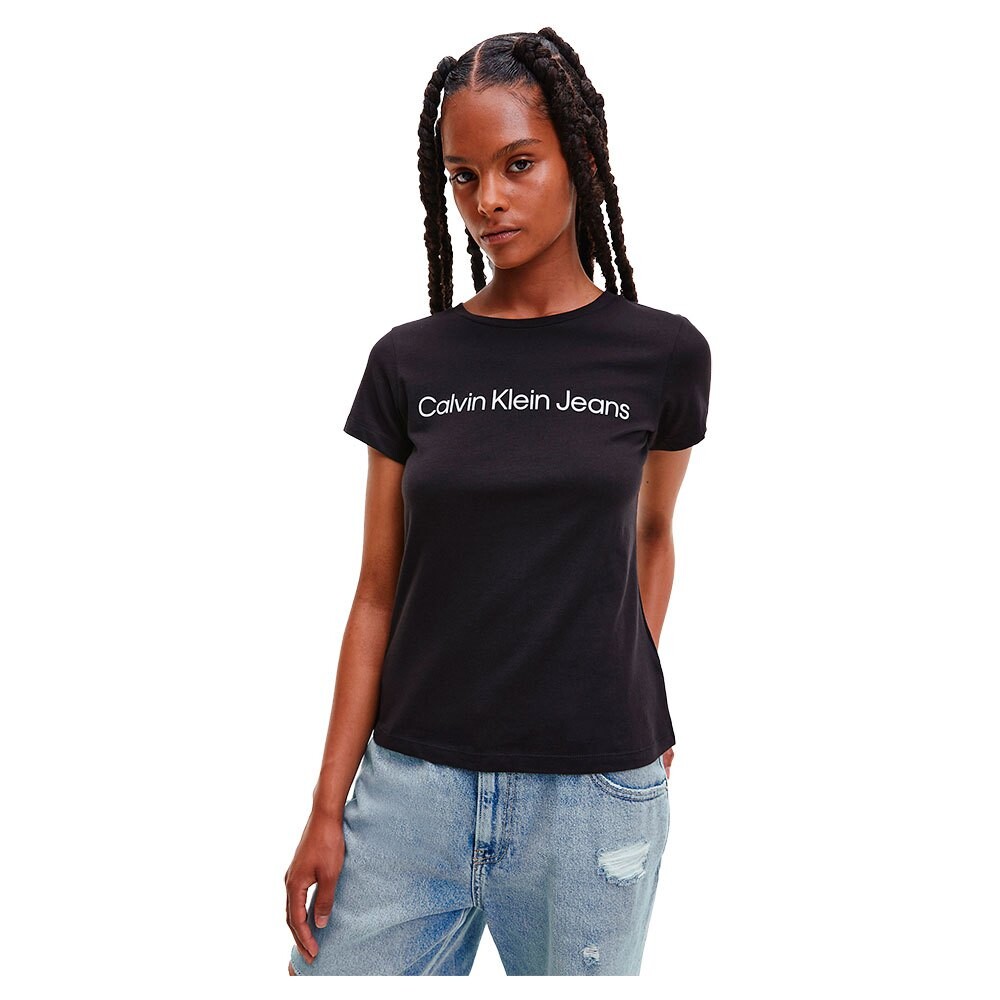 

Футболка Calvin Klein Jeans Core Institutional Logo Slim Fit, черный