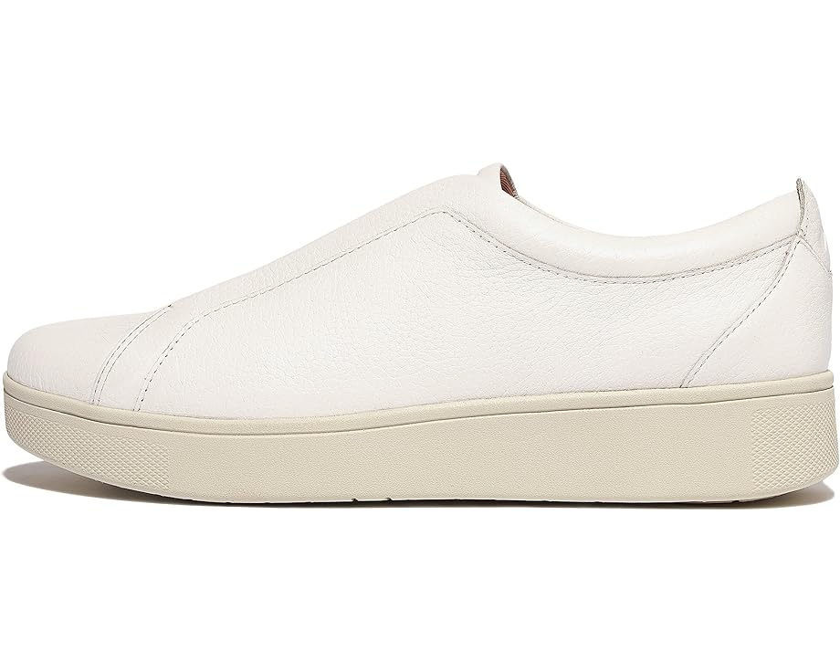 Кроссовки FitFlop Rally Elastic Tumbled-Leather Slip-On Sneakers, цвет Urban White кроссовки fitflop rally leather high top sneakers