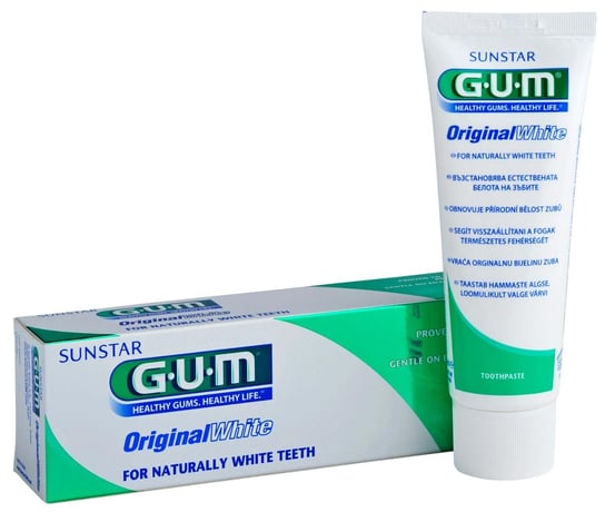 Отбеливающая зубная паста, 75 мл Sunstar Gum, Original White