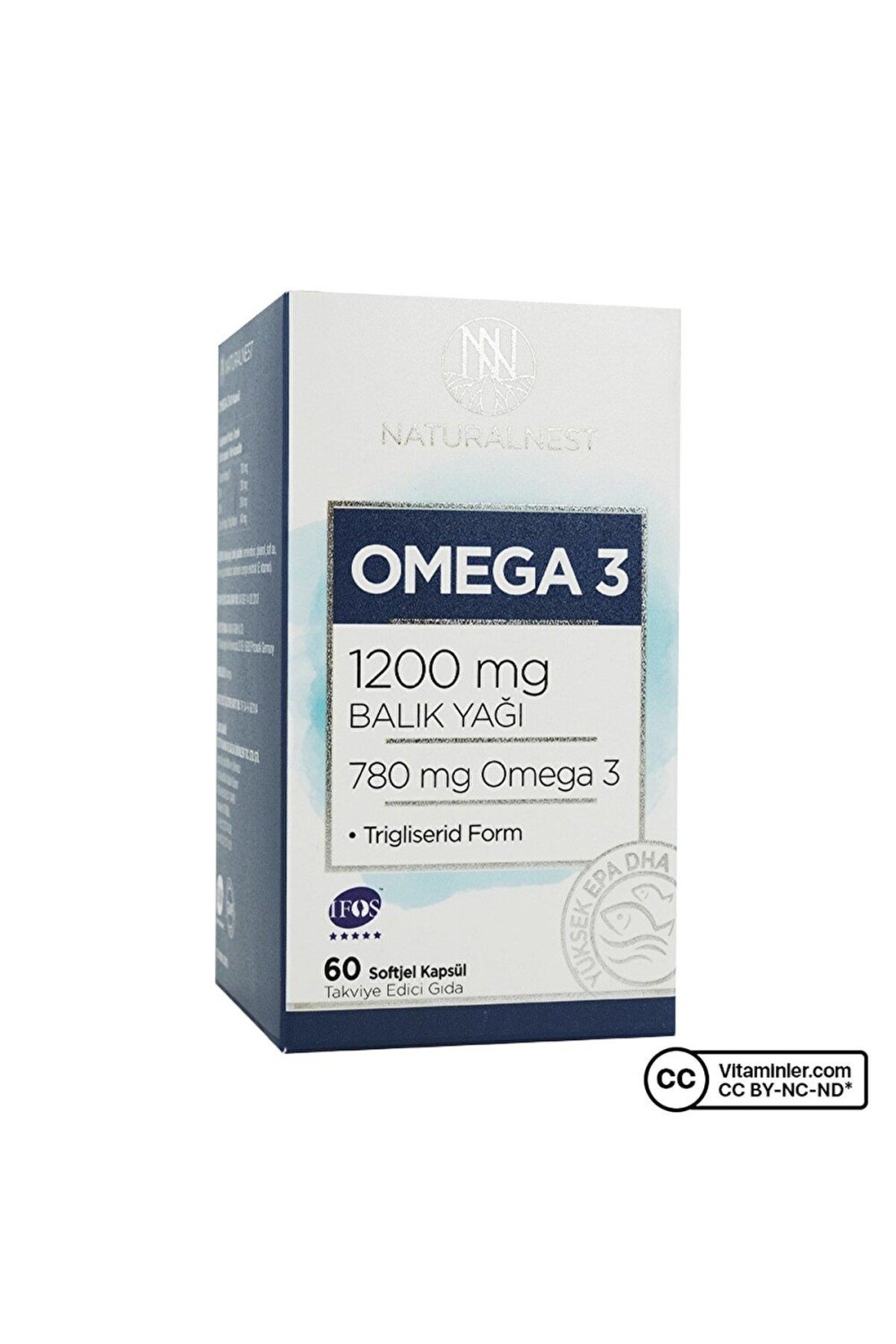

Naturalnest Omega 3 1200 мг рыбьего жира 60 мягких желатиновых капсул