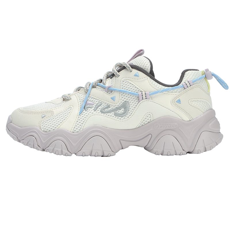 Кроссовки дышащие женские Fila Fluid 4 в стиле ретро, белый женская спортивная обувь сезон весна лето 2022 женская сетчатая обувь на плоской подошве женская дышащая сетчатая обувь на шнуровке удобна
