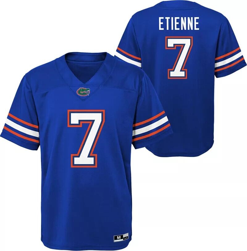 

Gen2 Youth Florida Gators Тревор Этьен # 7 Синяя реплика Джерси