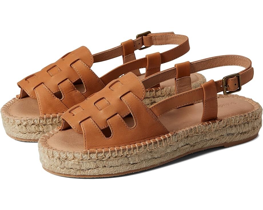 

Сандалии Soludos Sanibel Fisherman Sandal, кэмел