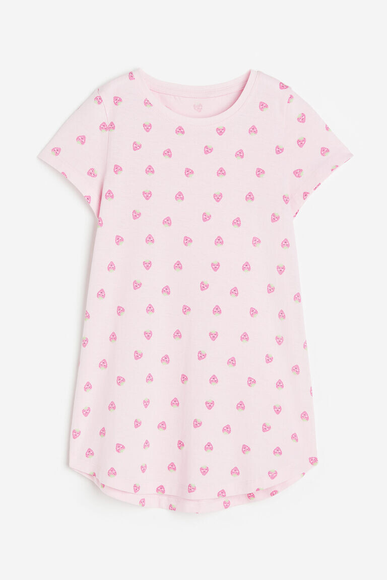 

Ночная рубашка с принтом H&M, розовый