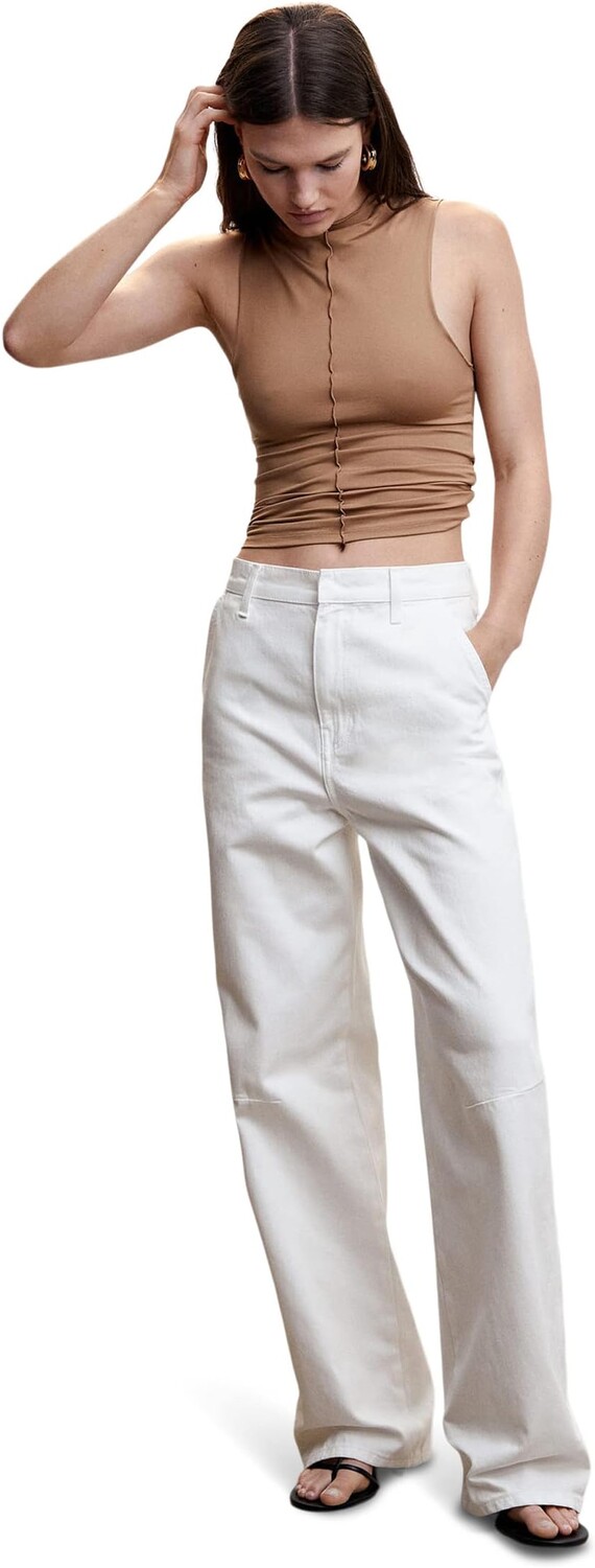 

Джинсы Chino Jeans MANGO, белый