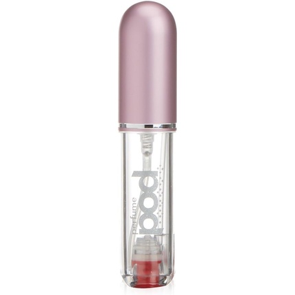 Прозрачный многоразовый распылитель для духов со спреем и сменным блоком Genie-S Розовый, Perfume Pod