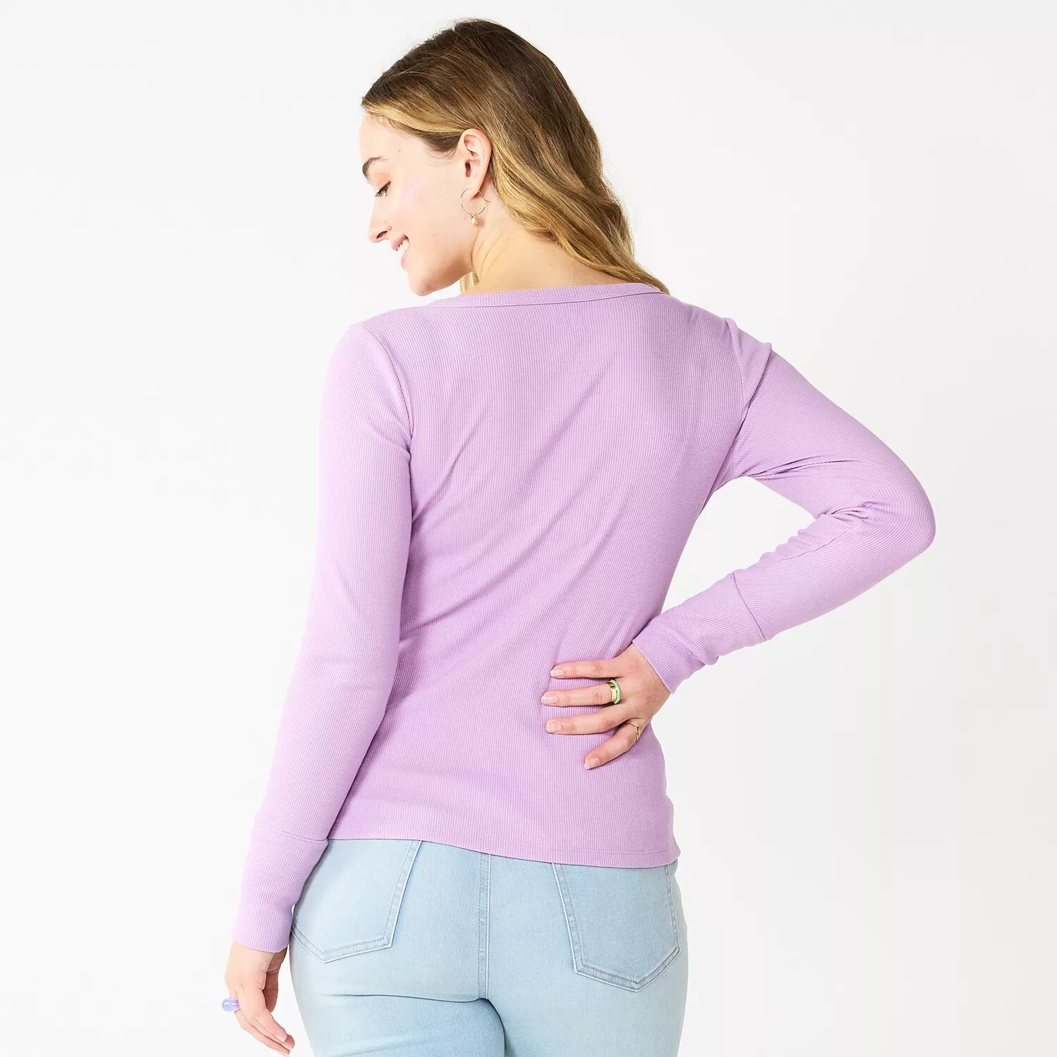 

Футболка узкого кроя SO Solid Henley для юниоров SO