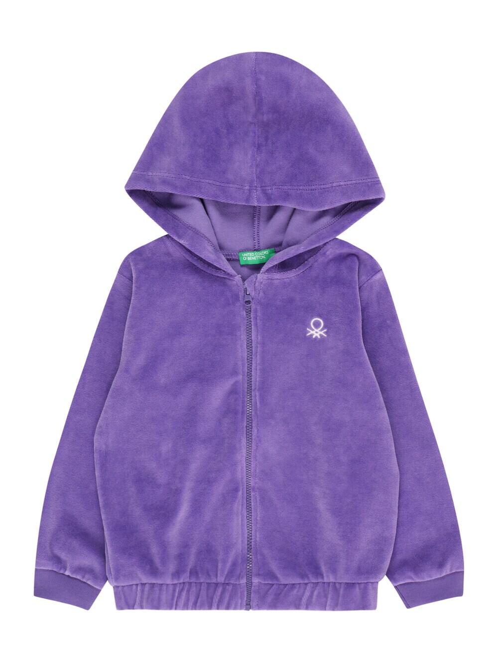 

Толстовка на молнии United Colors Of Benetton, фиолетовый