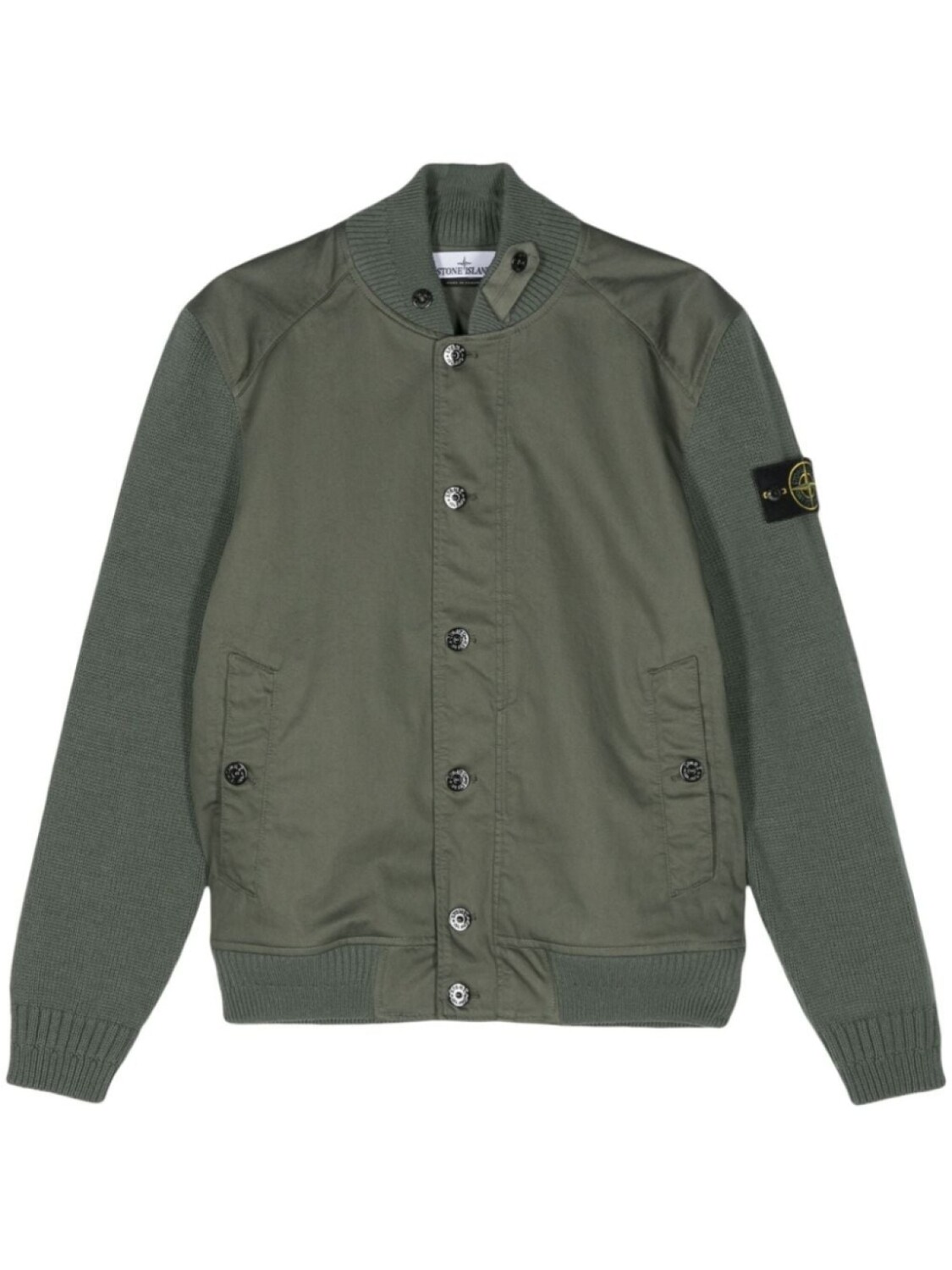 

Stone Island куртка с нашивкой Compass, зеленый
