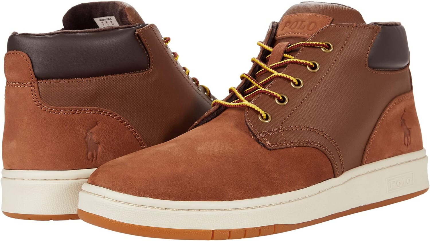 

Кроссовки Shrunken Nubuck Sneaker Boot Polo Ralph Lauren, цвет Tan