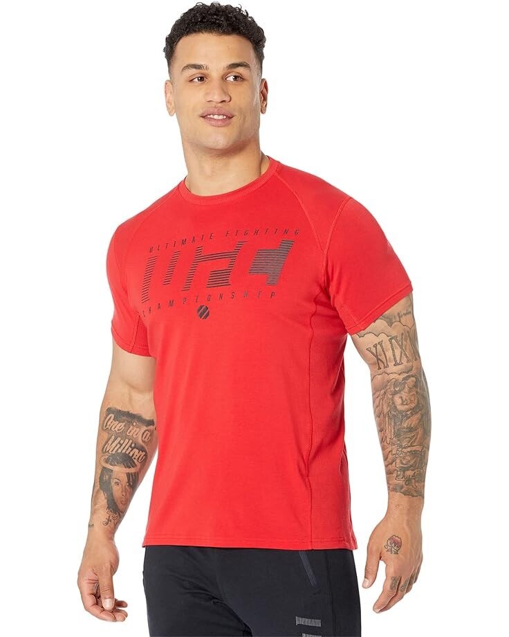 

Футболка UFC Ultimate Fighting Short Sleeve Crew Neck, красный
