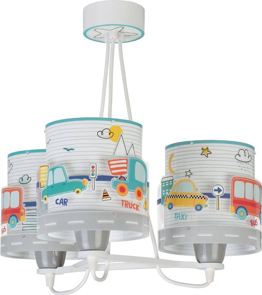 

Подвесной светильник Dalber для детской комнаты Baby Travel, 3 лампы E27, люминесцентный, мультиколор