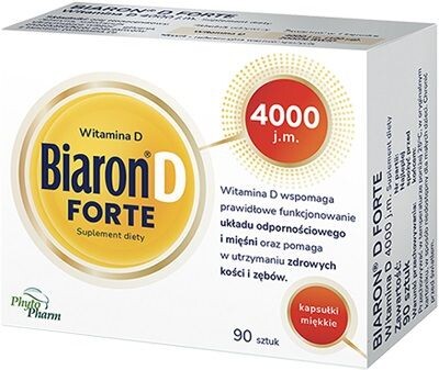 

Витамин Д3 в капсулах Biaron D Forte 4000 j.m., 90 шт