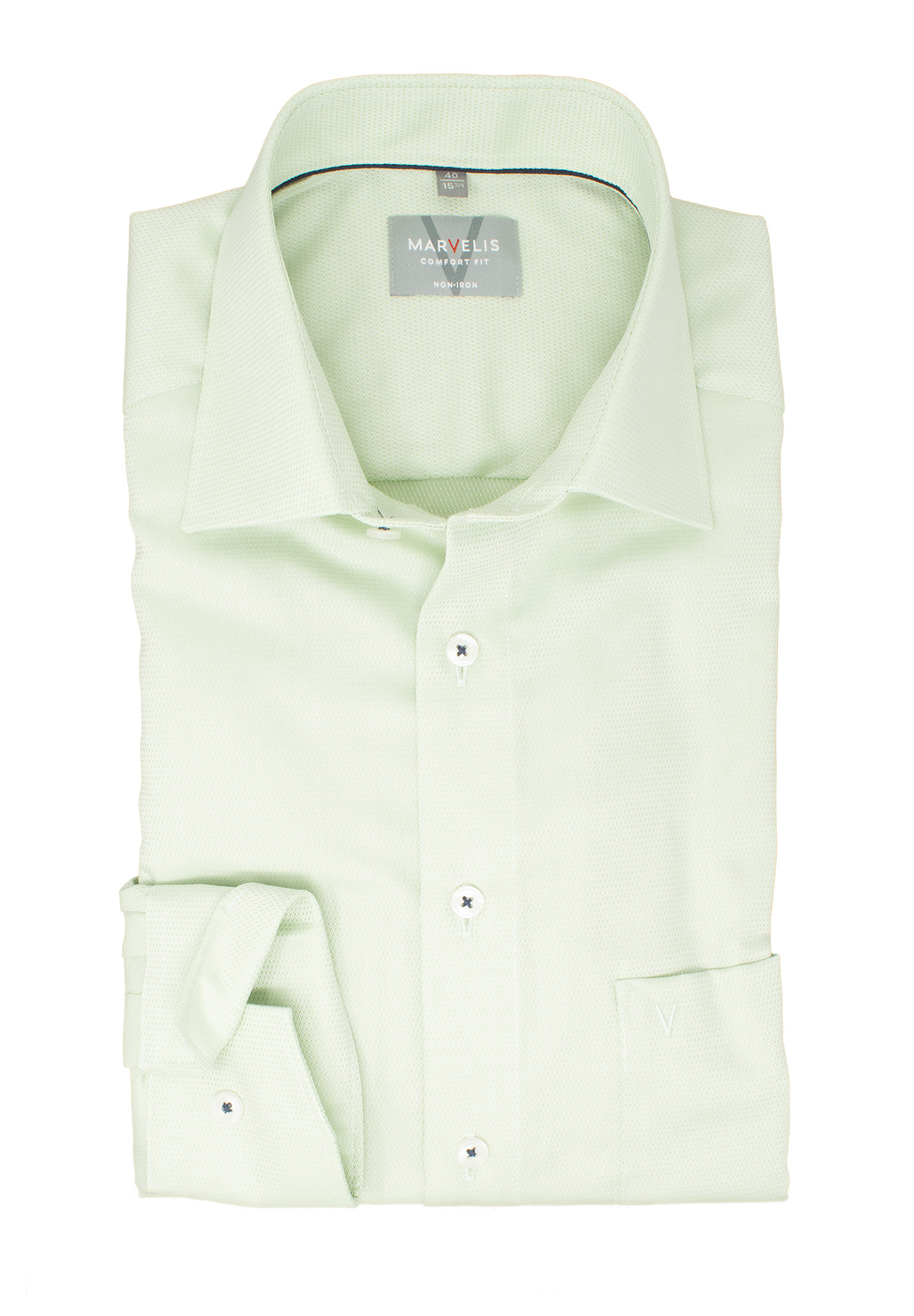 Рубашка MARVELIS Comfort Fit Business, зеленый