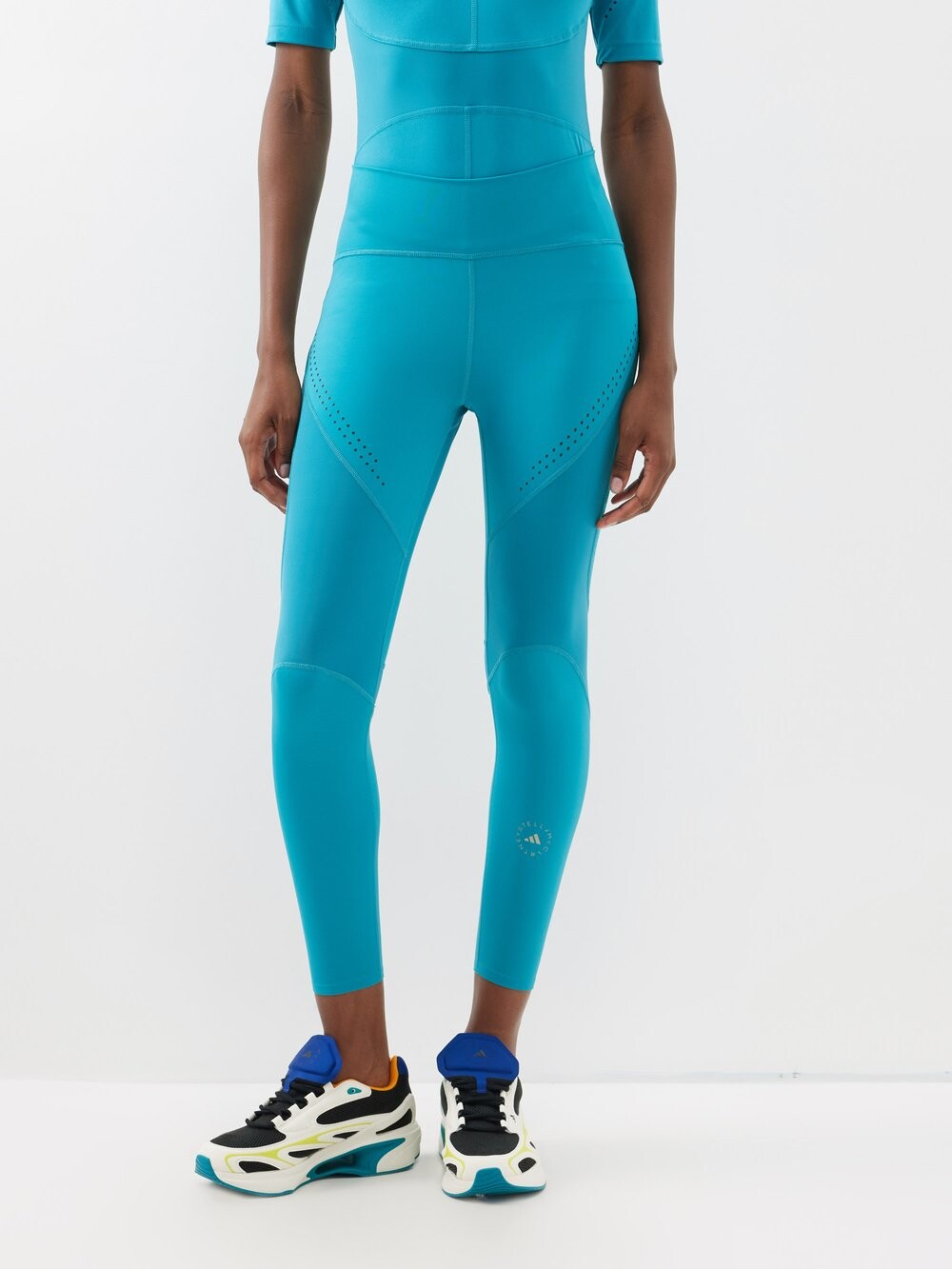 

Леггинсы truepurpose optime Adidas By Stella McCartney, синий