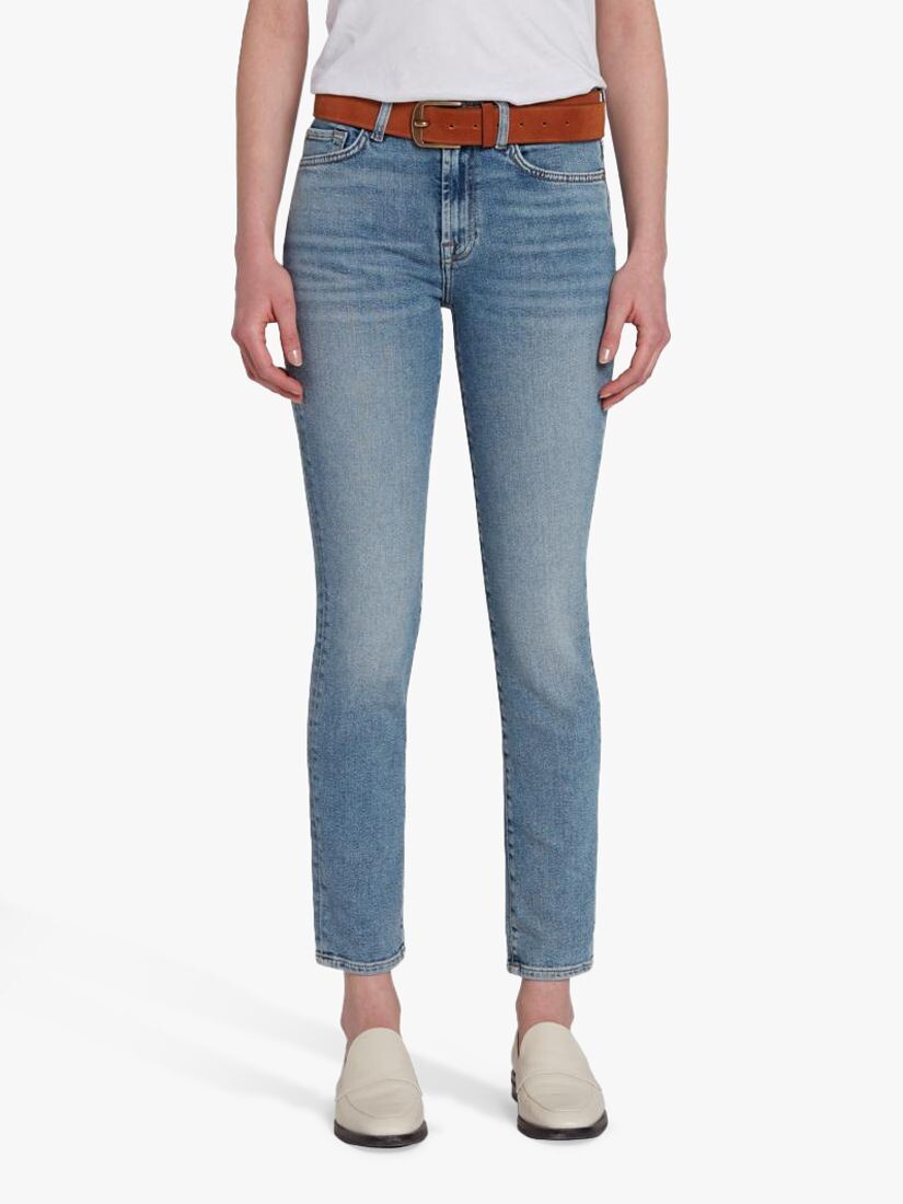 

Узкие джинсы 7 For All Mankind Roxanne Luxe Vintage, темно-синий