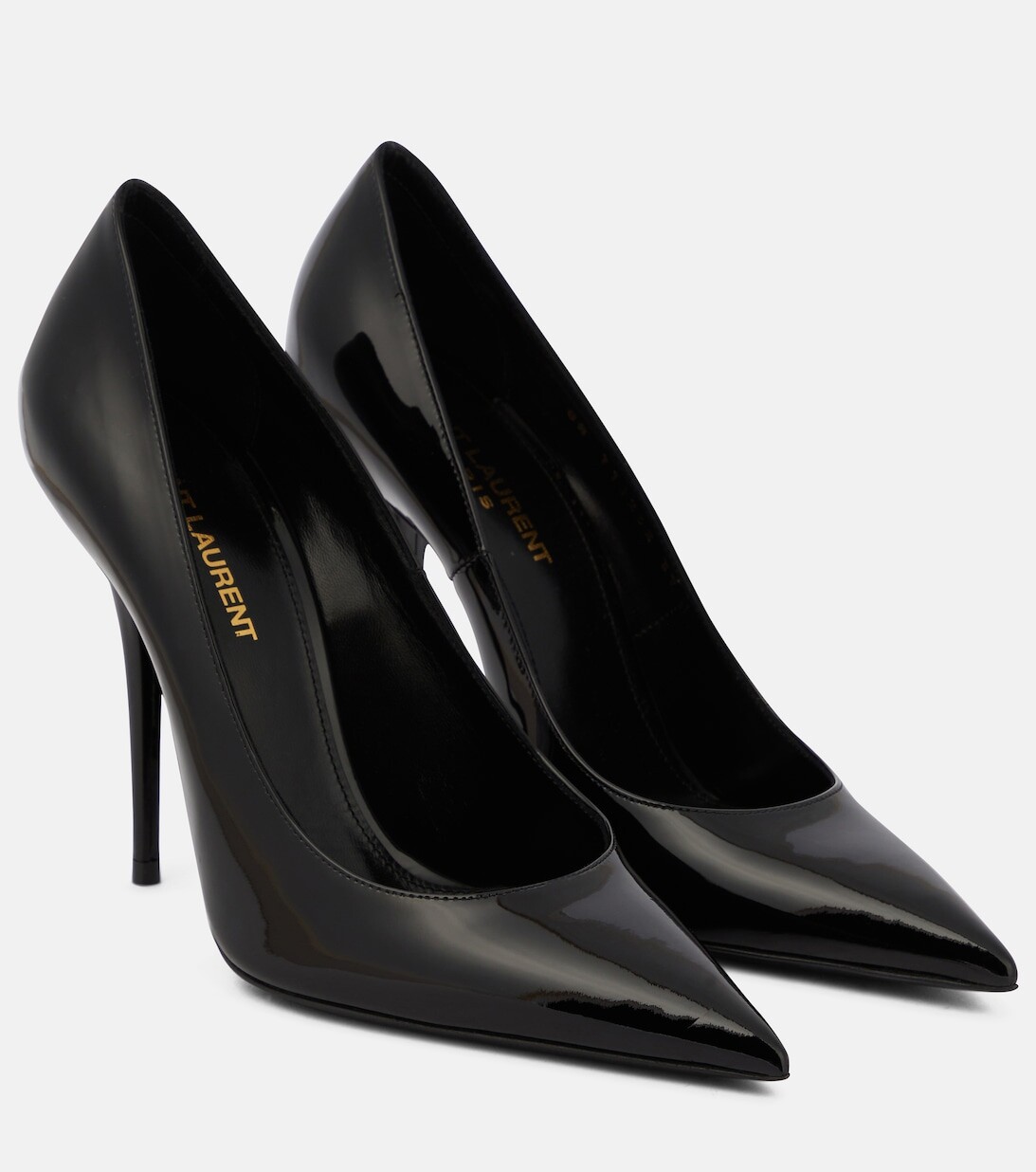 

Туфли-лодочки Instinct 110 из лакированной кожи Saint Laurent, черный