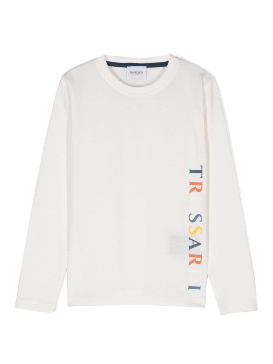 

TRUSSARDI JUNIOR футболка с логотипом, белый