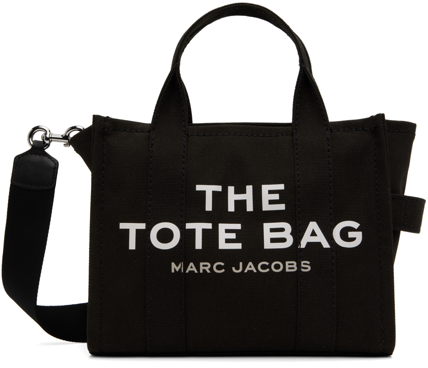 сумка тоут marc jacobs the small темно голубой Черная сумка-тоут 'The Small' Marc Jacobs