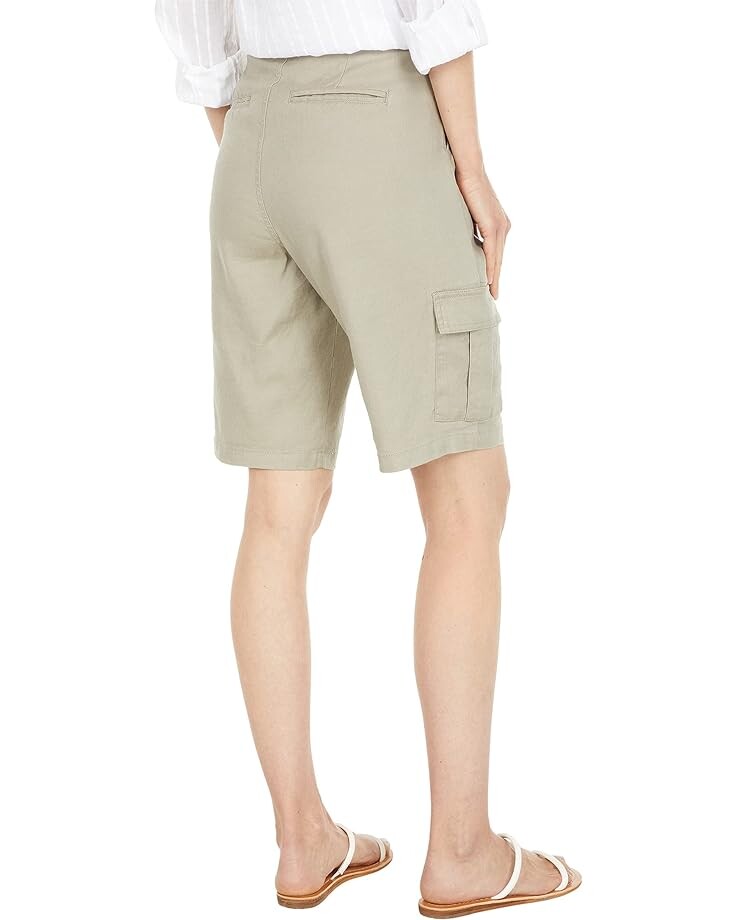 

Шорты NYDJ Linen Cargo Bermuda Shorts, цвет Wet Sand