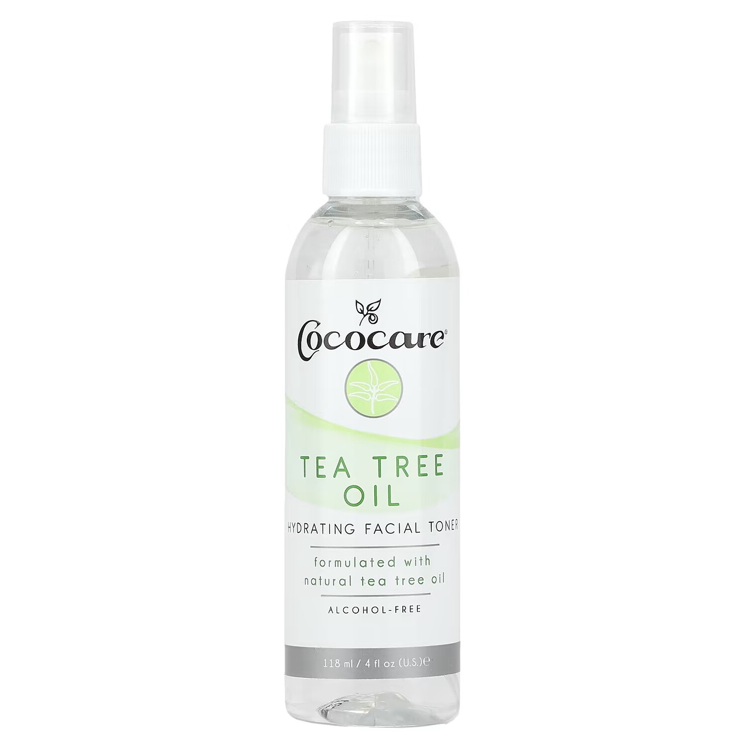 

Cococare, Увлажняющий тоник для лица, без спирта, масло чайного дерева, 4 жидких унции (118 мл)