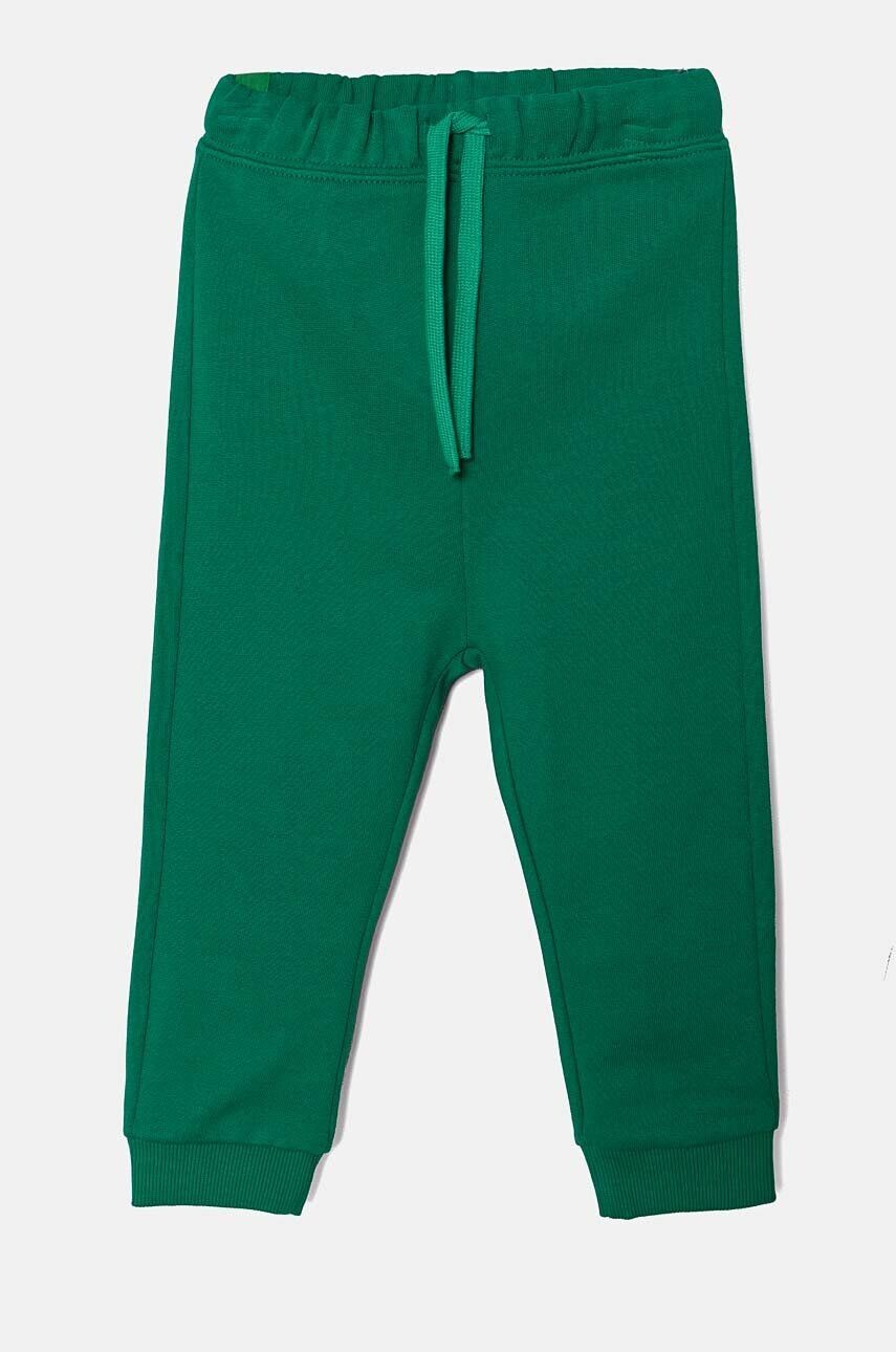 

Хлопковые спортивные брюки для мальчиков United Colors of Benetton, зеленый