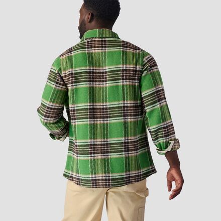 цена Фланелевая куртка-рубашка – мужская Stoic, цвет Green Plaid