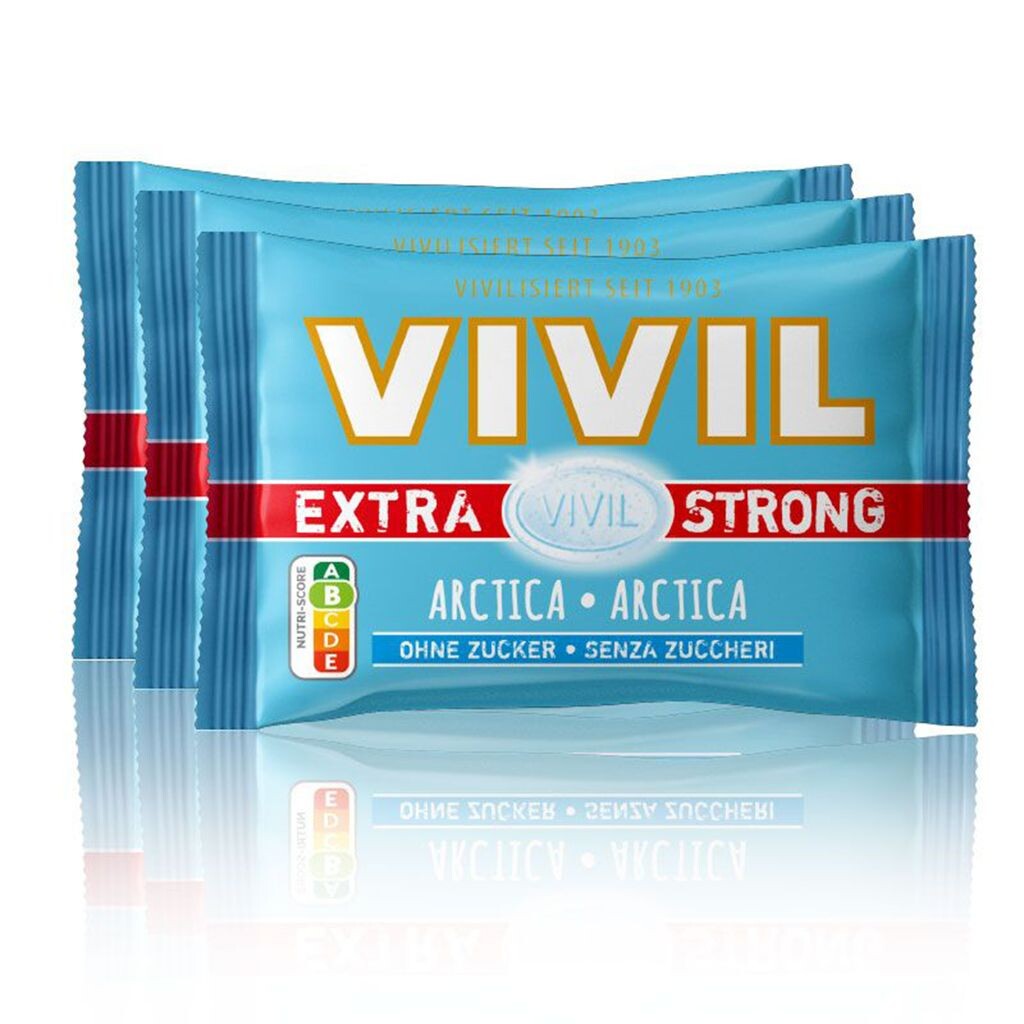 

VIVIL Пастилки Extra Strong Arctica без сахара | 3 упаковки Vivil A. Müller