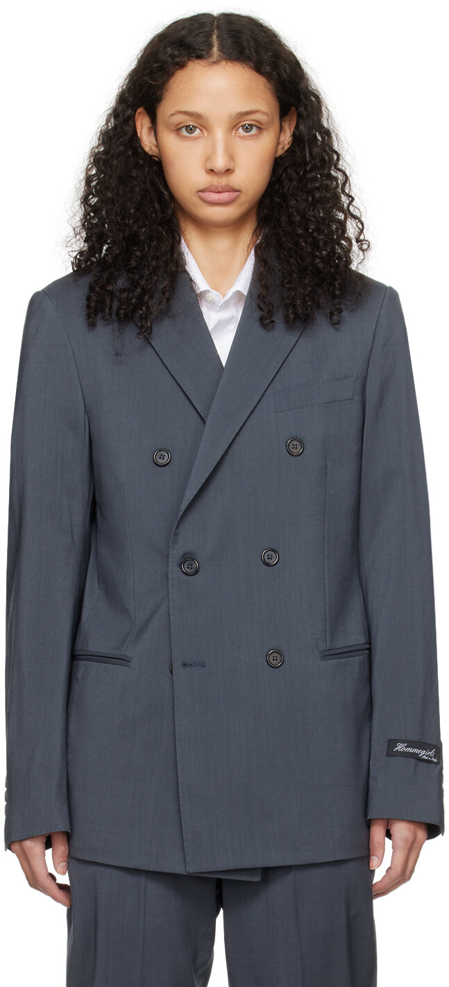 

Серый классический пиджак Hommegirls, цвет Gray