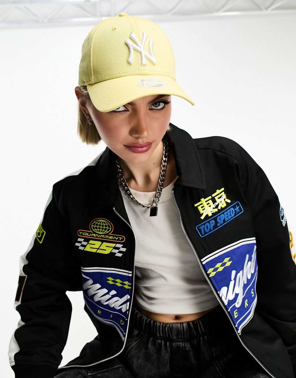 

Желтая кепка New Era 9Forty NY
