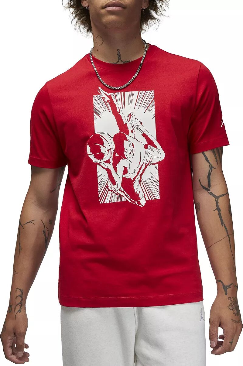 цена Мужская футболка с фирменным рисунком Jordan