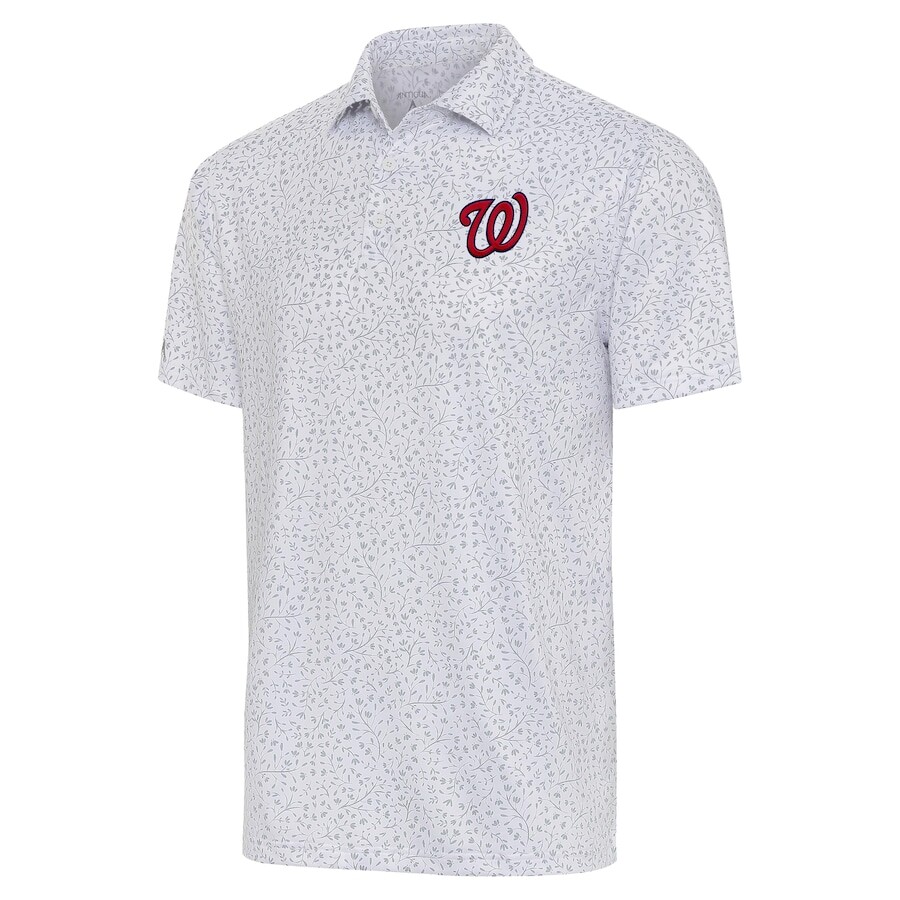 

Поло с коротким рукавом Antigua Washington Nationals, белый