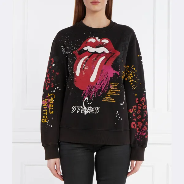 

Толстовка Desigual. x The Rolling Stones стандартной посадки Desigual, черный