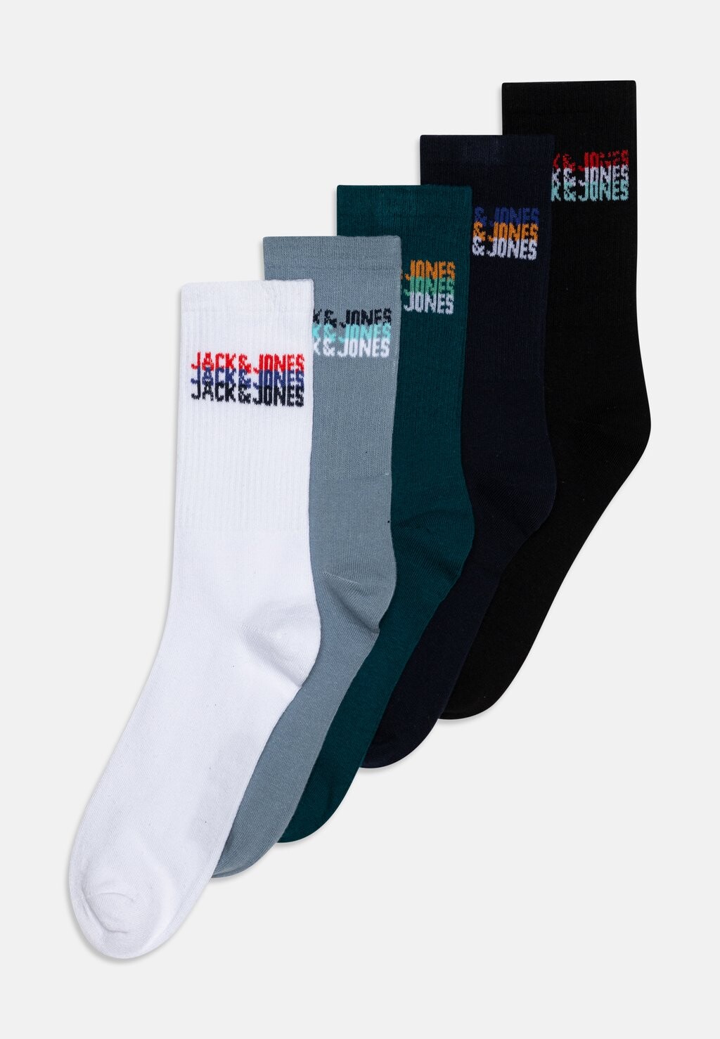 

Носки JACCYBER 5 PACK Jack & Jones Junior, черный