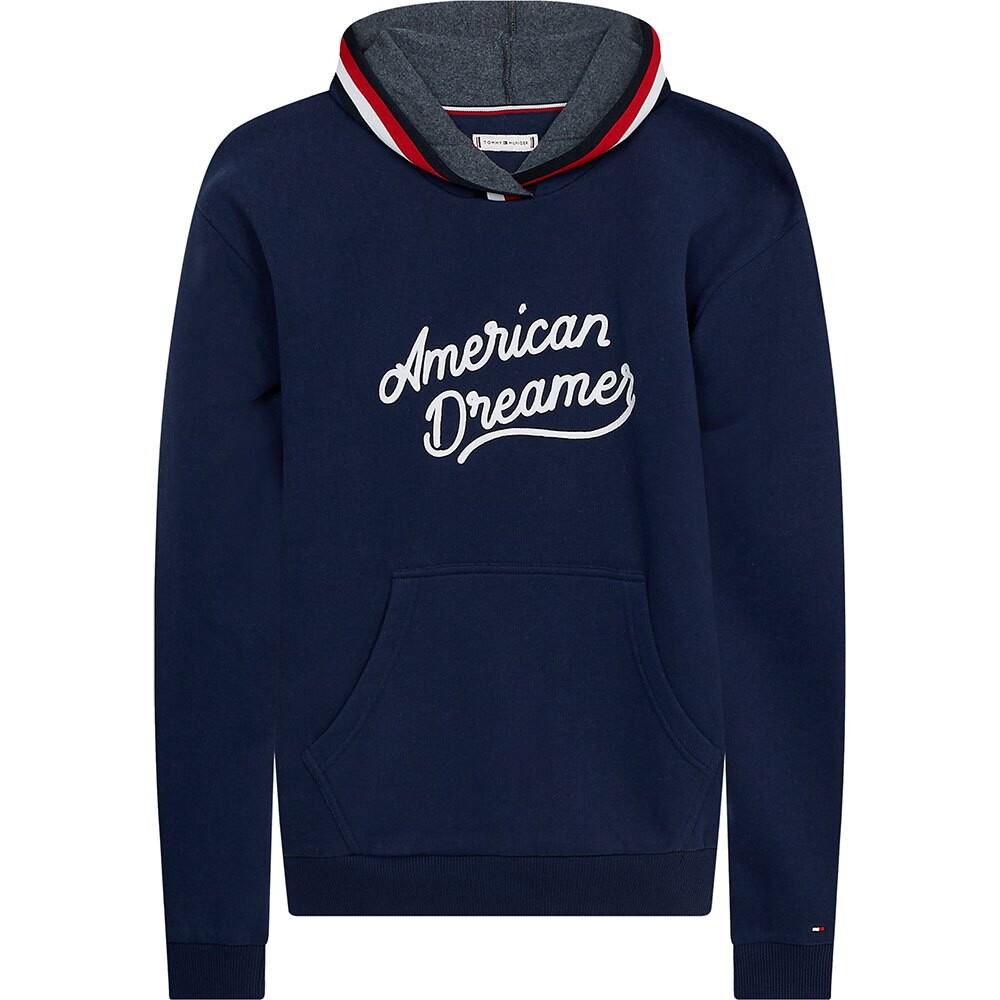 

Худи Tommy Hilfiger Recycled Cotton, синий
