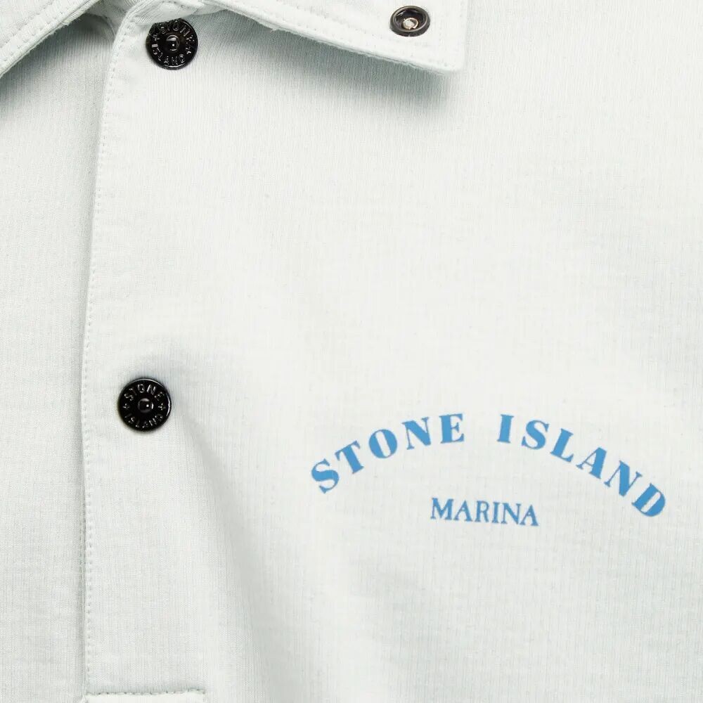 

Stone Island Окрашенный свитшот с капюшоном Marina Plated, синий