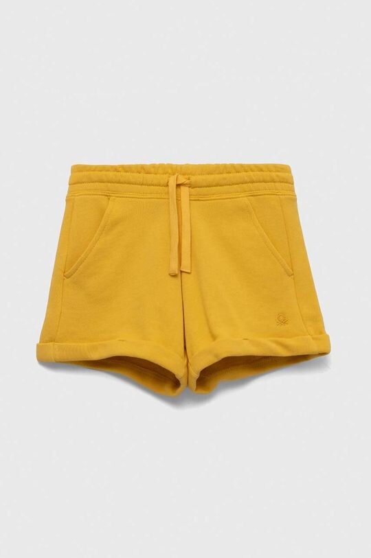 

Детские шерстяные шорты United Colors of Benetton, желтый