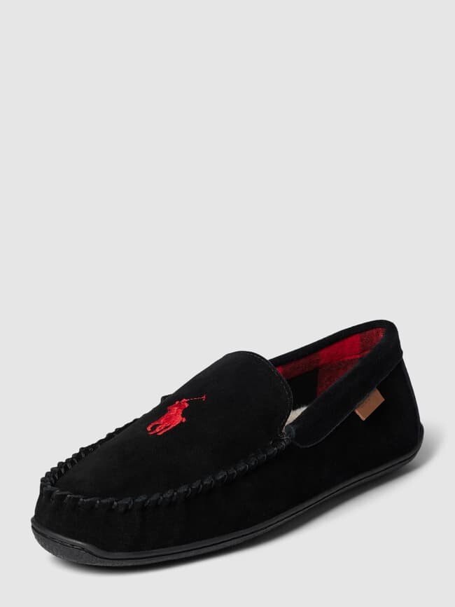 

Мокасины из кожи модель "БРЕНАН" Polo Ralph Lauren, черный