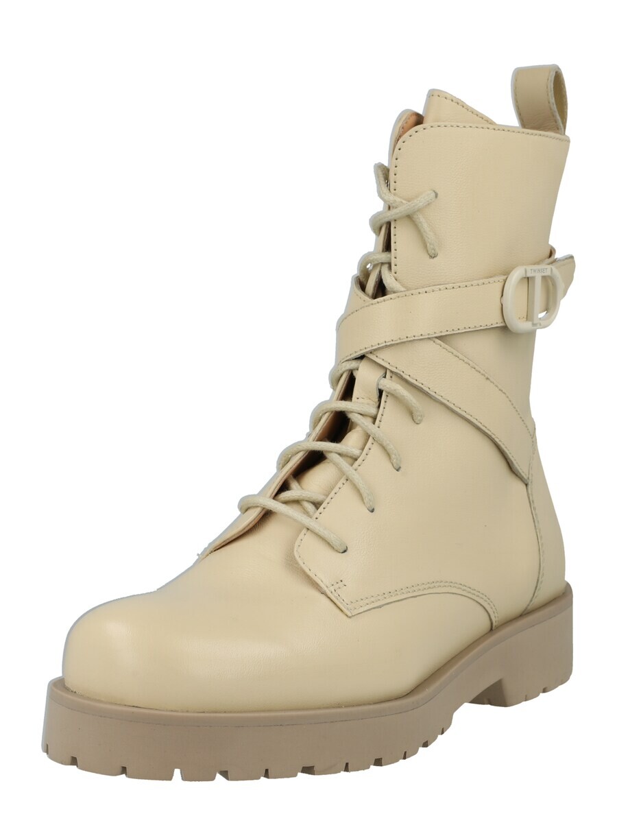 

Ботинки Twinset Lace-Up Ankle Boots ANFIBIO, цвет Wool white