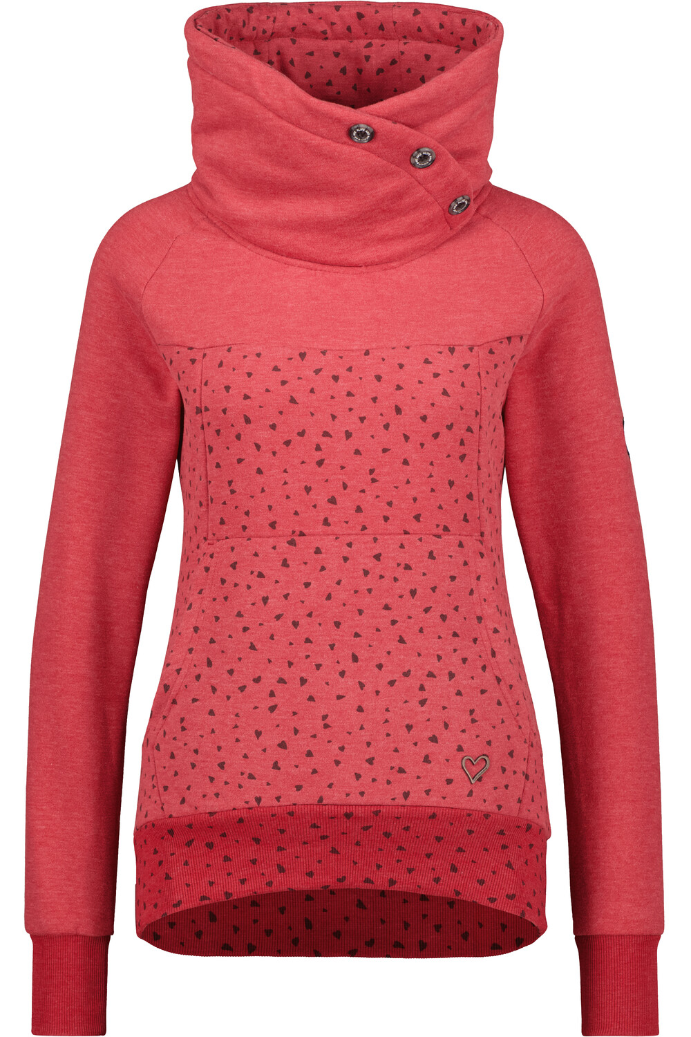 

Толстовка alife and kickin, Kapuzenshirt, Sweater, Pullover VioletAK B, цвет cranberry melange