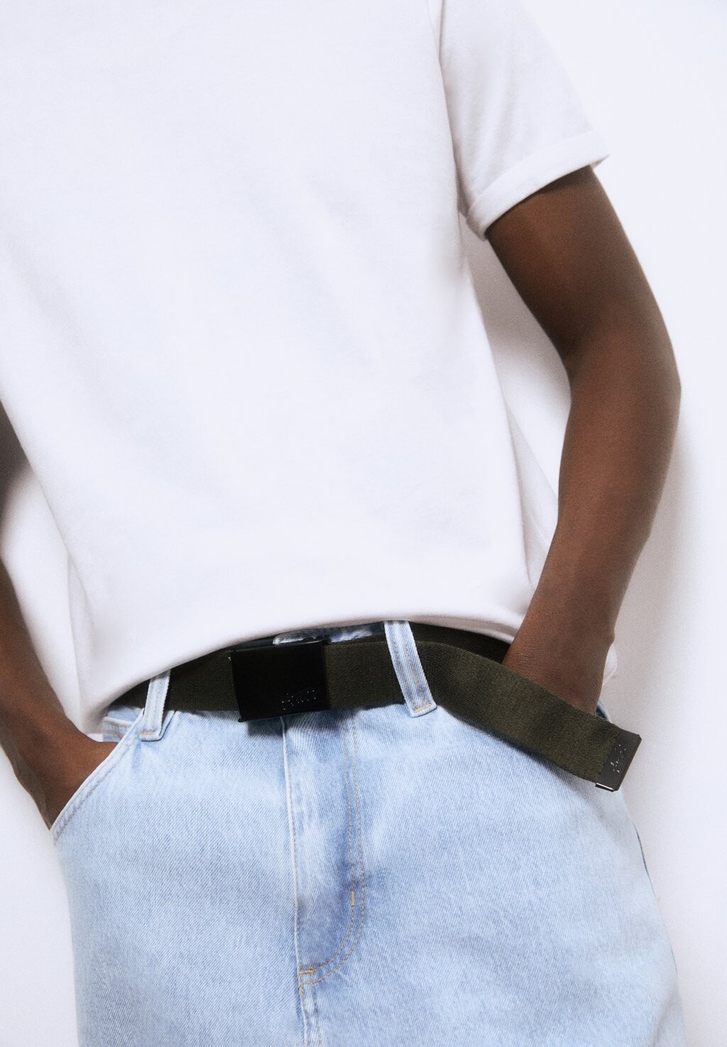 

Ремень STWD PULL&BEAR, цвет green