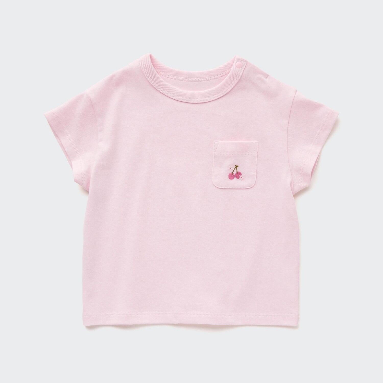 

Футболка DRY с круглым вырезом UNIQLO, розовый