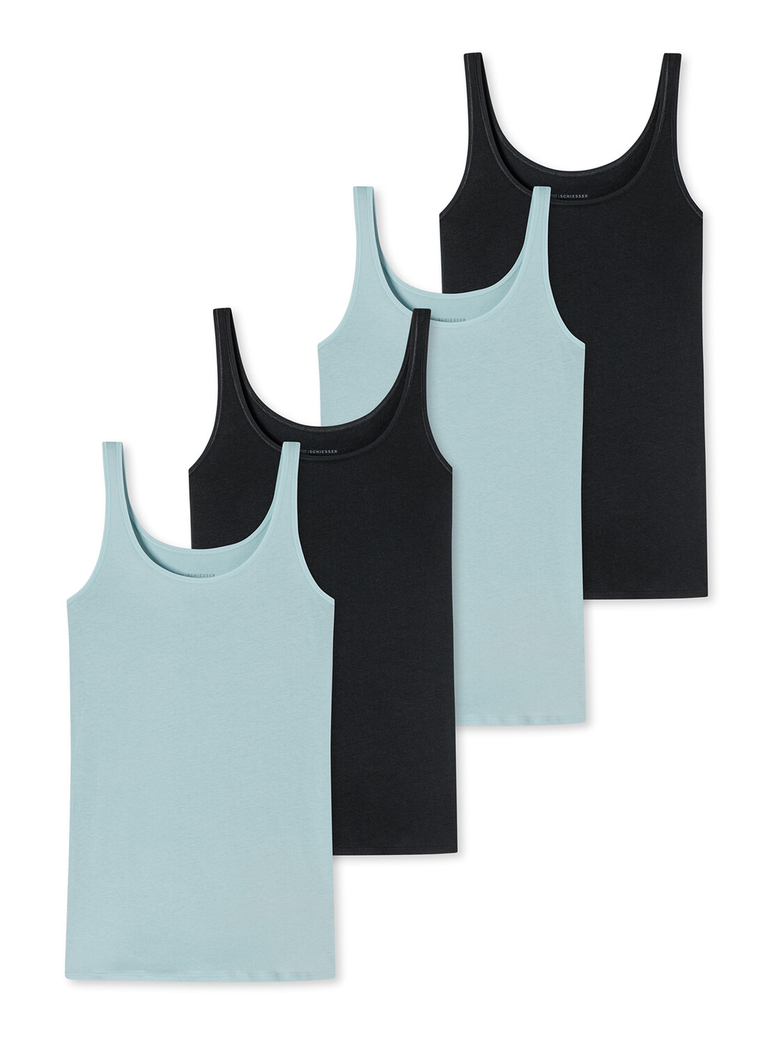 

Топ Schiesser Träger 95/5 Organic Cotton, черный