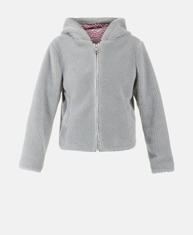 

Плюшевая меховая куртка Guess, серый