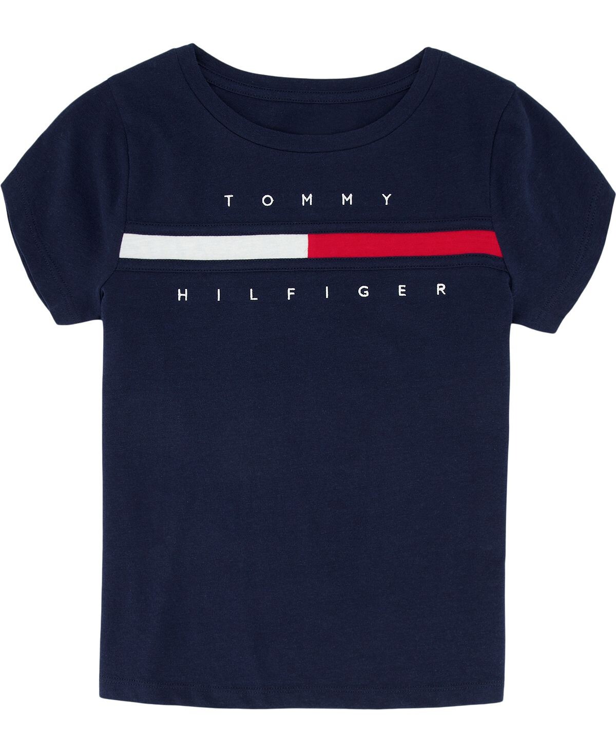 

Футболка с логотипом для маленьких девочек Tommy Hilfiger