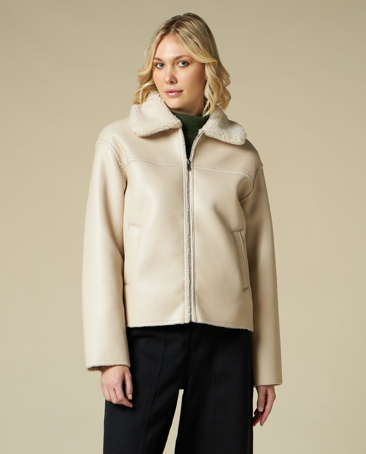 

Женская эко овчина NICE&CHIC, белый