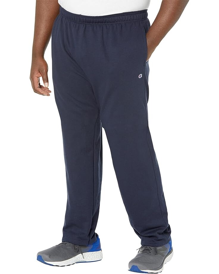 

Брюки Champion Big & Tall Powerblend Fleece Open Bottom, темно-синий