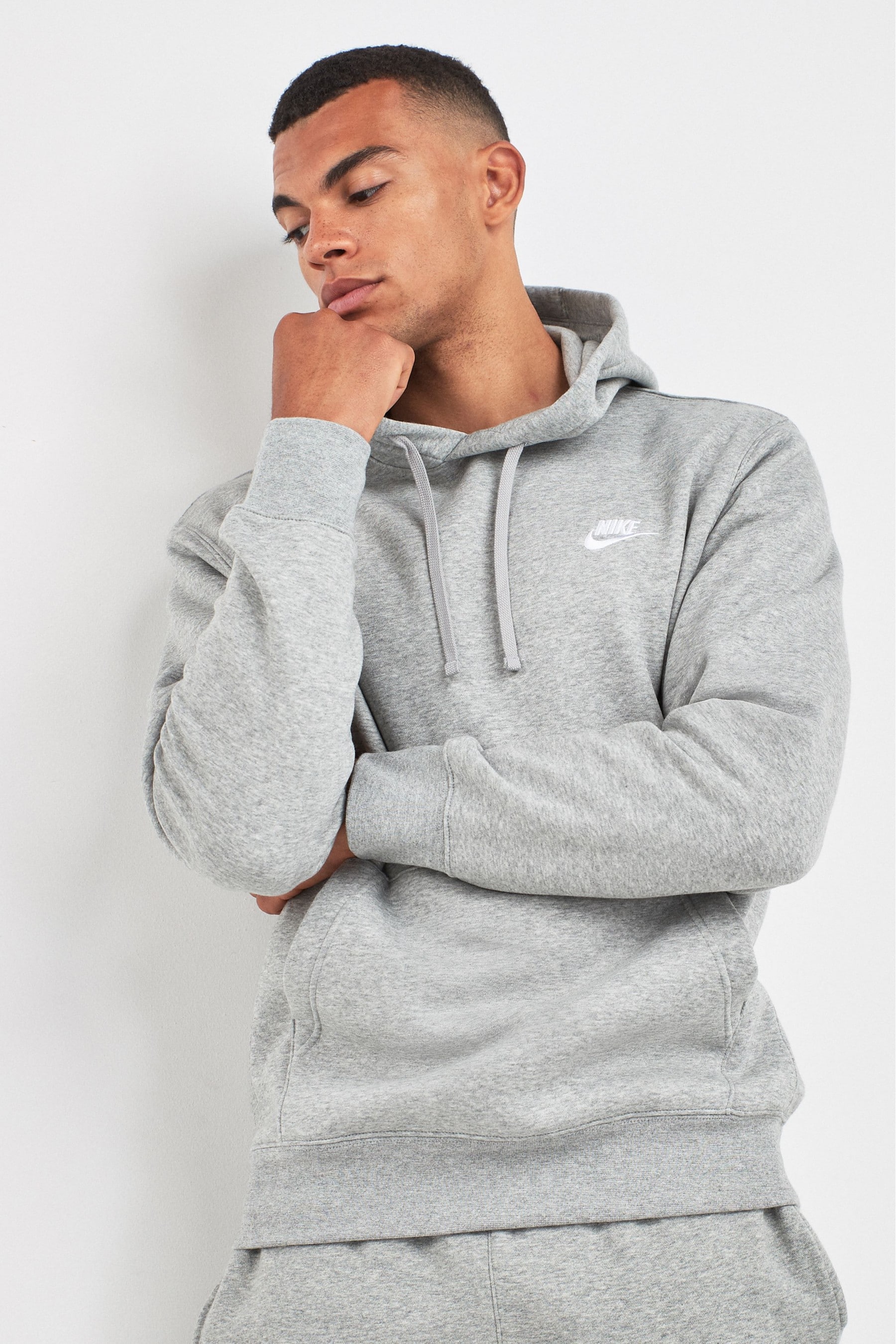 Nike Club Grey Hoodie