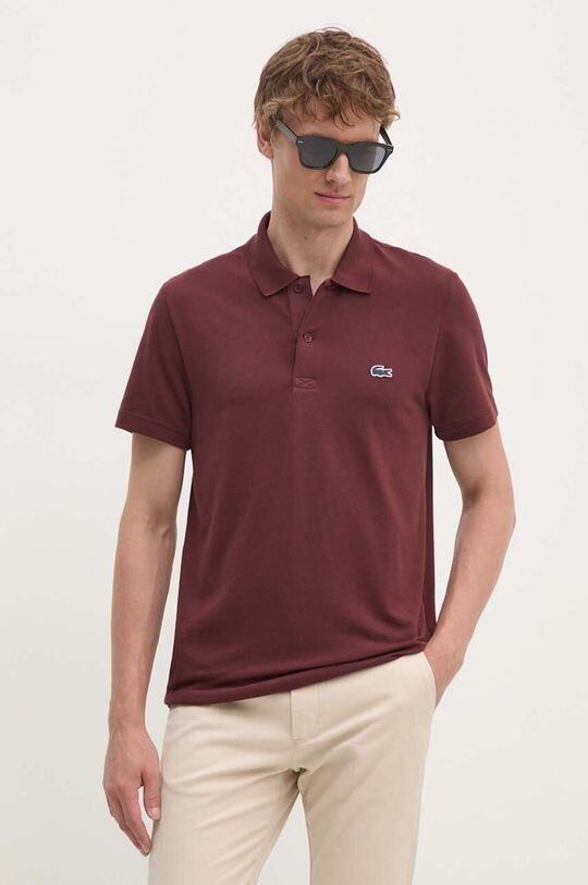 

Поло Lacoste, бордовый