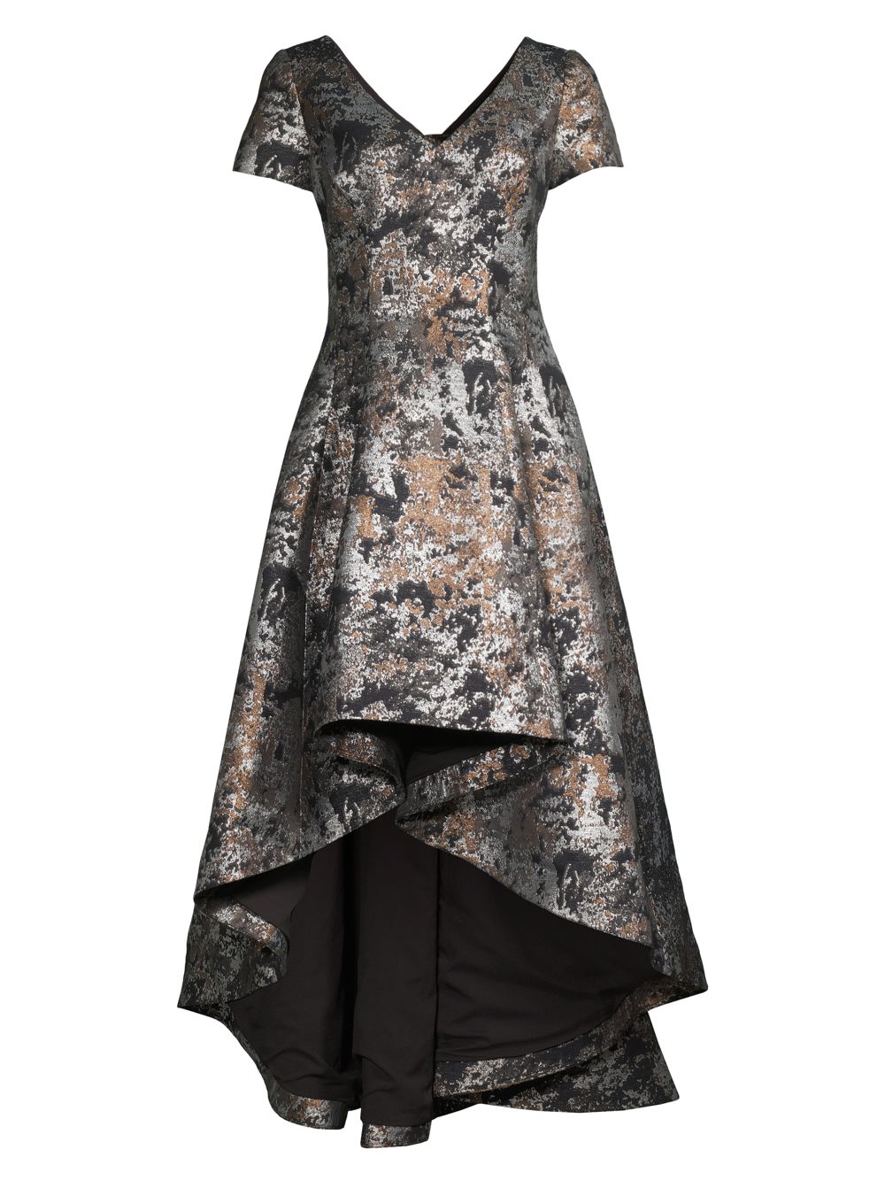 Жаккардовое платье хай-лоу Shani, черный